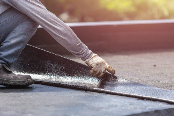 Professional Vapor Barrier Installation technician working in Henrietta, NY